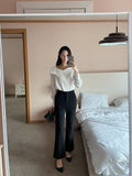 Finish Semi-Bootcut Slacks Pants