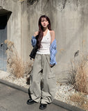 Oz Dyeing Washed Cargo Pants