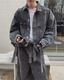 East Belted Denim Jacket