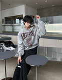 Open 5 Button Regona Washing Sweatshirt