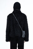 Tomer High Neck Fur Coat