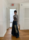 Lots Snap Button Waffle Layered Hood Bolero