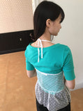 Narvi Dot See-through Halterneck Layered Sleeveless