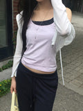 Bato See-through Feminine Hood Zip-Up
