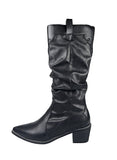 Western Pleated Classic Boots