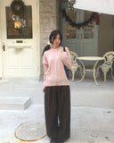 Laom corduroy ribbed jogger pants