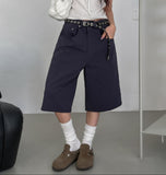 Ruble Studded Striped Bermuda Shorts