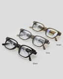 Mirror glass square eyewear