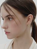 Truvion Silver One-Touch Earrings S
