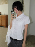 WAVE DRAPE SHIRT