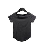 Ete Deep V-Neck Shirred Tee