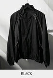 Dominic Black Windbreaker Jacket