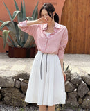 [Plan] Ollen Summer Linen Collar Shirt