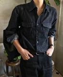[summer] Sec arc denim shirt