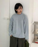 Bodel Fleece Stripe Long Sleeve Tee