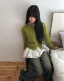 Seyou Backpoint Adjust Washed Denim Pants