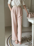Splet Two Pin Tuck Wide Slacks