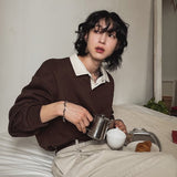 Clay collar long sleeve t-shirt