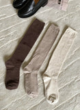 Aruna plain knee socks
