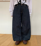 Lokun Bijo Raw Wide Denim Pants