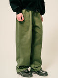 Cage Semi Wide Cotton Pants