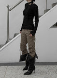 Seron Muffler Knit T-shirt