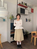 Nekomi Pleated Midi Skirt