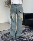 Diaren Patch Carpenter Denim Pants