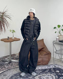 Akid Big Pocket Balloon Denim Pants