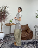 Monita Check Crop Shirt