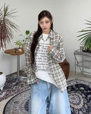 Mielo Wrinkle Check Shirt