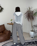 Ethel See-Through Knit Hoodie