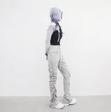 Zeo Tie-Dye See-Through Bolero Hood