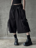 Cotton Cargo Bermuda Pants