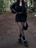 Bridie Lace Slit Skirt