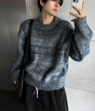 Two-Tone Brush Round Knit