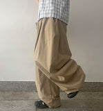 Tilpeter Pintuck Banding Balloon Wide Pants