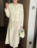 Roseming Flower Short Cardigan Jacket