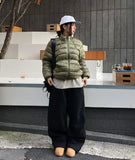 Way Lettering Wide Brushed Sweatpants