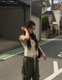Dabin y2k Cargo Wide Pants
