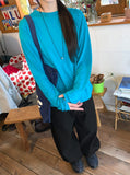 Kayushi Basic Color Layered Long Sleeve Tee