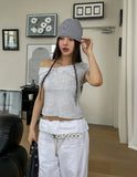 Clothi Solid Crop Short Sleeve Hoodie