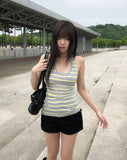 Fruity Stripe Halter Sleeveless