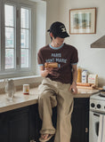 Nowell Back-Banding Cotton Wide Pants