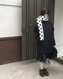 Moochi Balmacaan Over Wool Midi Coat