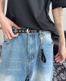 Alfie Wide Washed Denim Pants