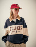 City Slicker Collar Sweatshirt