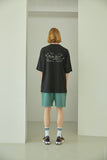 Whale Flower Embroidery Short Sleeve