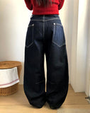 Leanne Low Curved Denim Pants