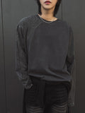 Looney waffle color matching long sleeve